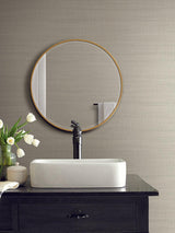 Wallpaper Washed Linen Wallpaper // Tan