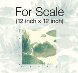 Wallpaper Water Lily Wallpaper // Green