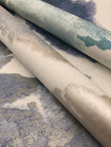 Wallpaper Water Lily Wallpaper // Grey