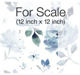 Wallpaper Watercolor Blooms Peel & Stick Wallpaper // Blue