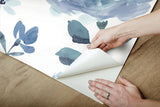 Wallpaper Watercolor Blooms Peel & Stick Wallpaper // Blue