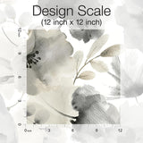 Wallpaper Watercolor Bouquet Wallpaper // Charcoal