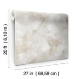 Wallpaper Watercolor Silks Peel & Stick Wallpaper // Neutral