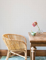 Wallpaper Wicker Weave Wallpaper // Grey