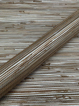 Wallpaper Wide Knotted Grass Wallpaper // Metallic