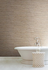 Wallpaper Wide Knotted Grass Wallpaper // Metallic