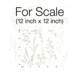 Wallpaper Wildflower Sprigs Wallpaper // Pink & Green