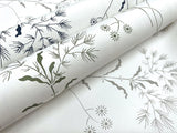 Wallpaper Wildflower Wallpaper // Grey