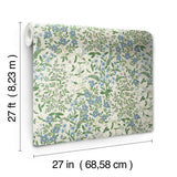 Wallpaper Wildwood Garden Wallpaper // Beige & Green