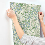 Wallpaper Wildwood Garden Wallpaper // Beige & Green