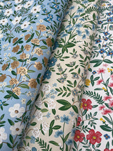 Wallpaper Wildwood Garden Wallpaper // White & Pink