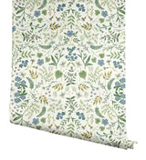 Wallpaper Wildwood Wallpaper // Blue & Green