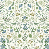 Wallpaper Wildwood Wallpaper // Blue & Green