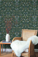 Wallpaper Wildwood Wallpaper // Hunter Green