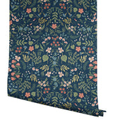 Wallpaper Wildwood Wallpaper // Navy