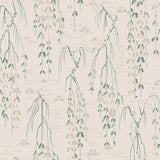 Wallpaper Willow Branches Wallpaper // Green