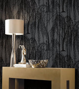 Wallpaper Willow Glow Wallpaper // Grey