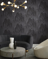 Wallpaper Willow Glow Wallpaper // Grey