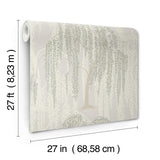 Wallpaper Willow Glow Wallpaper // Light Taupe