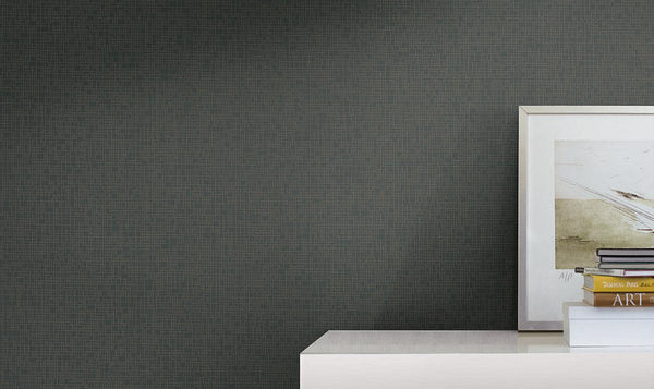 Wallpaper Wires Crossed Wallpaper // Blue Metallic