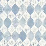Wallpaper Woodblock Wallpaper // Blue