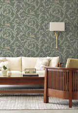 Wallpaper Woodland Tapestry Wallpaper // Sage