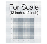 Wallpaper Woven Buffalo Check Wallpaper // Blue