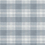 Wallpaper Woven Buffalo Check Wallpaper // Blue
