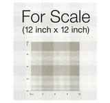Wallpaper Woven Buffalo Check Wallpaper // Linen
