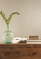 Wallpaper Woven Crosshatch Wallpaper // Brown