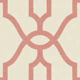 Wallpaper Woven Trellis Wallpaper // Pompian Red
