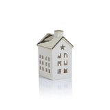 Holiday Decorative Objects Porcelain LED House w/ Gold Roof