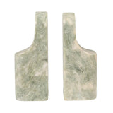 Green Marble Bookend Set