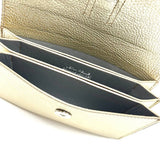 Italian Leather Mini Clutch // Gold