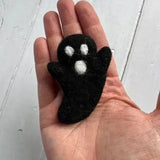 Holiday Decorative Objects Felt Halloween Ghost Black