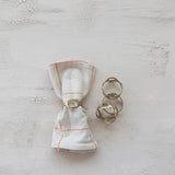 Brass Link Napkin Rings Set