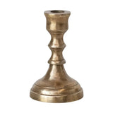 Antique Brass Skinny Mini Taper Candle Holder // 2 Sizes