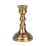 Antique Brass Skinny Mini Taper Candle Holder // 2 Sizes