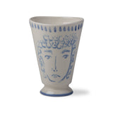 Narcissus Painted Vase