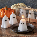 Halloween candles White Ghost Mini Tealight Candles Set of 3