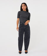 Maranda Short Sleeve Sweater // Charcoal