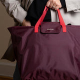 The Nylon Zip-All Tote - Merlot