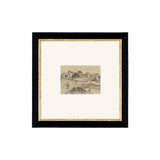Wall Art Tuscan Village Framed Antique Art 8x8
