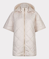 Carrie Quilted Short Sleeve Poncho