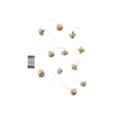 Holiday Ornaments Recycled Paper Honeycomb Ornaments w/ DIY Garland String // Set of 13