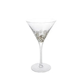 Holiday Bar & Drinkware Golden Confetti Martini Glass