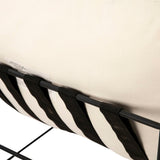 Furniture Black Strap Occasional Chair // Cream