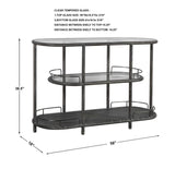 Furniture Capsule Bar Console 58 W X 37 H X 18 D