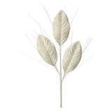 Home Accents 28" Magnolia Leaf Spray // 2 Colors White