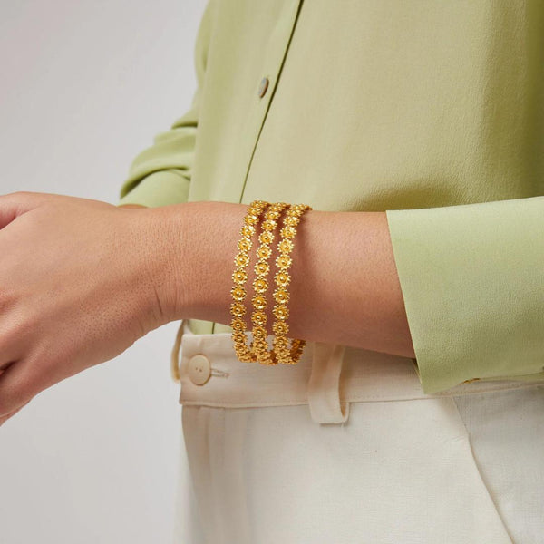 Jewelry Flora Stacking Bangle // 2 Sizes